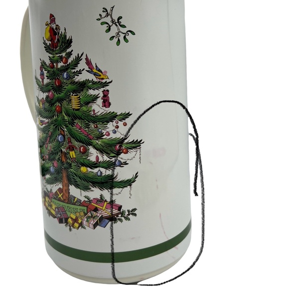 Spode Christmas Tree Thermal Carafe Serves Hot or Cold Liquids 1 Liter NIB - Picture 9 of 15